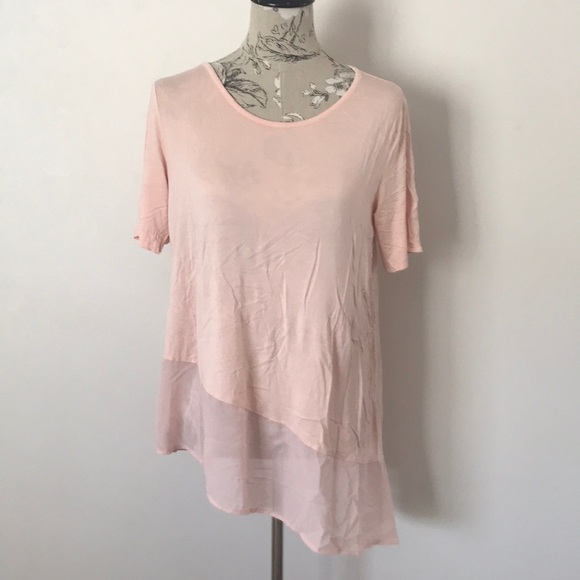 Kate & Mallory 2Pc Peach Top L Over Top XL - Picture 4 of 7